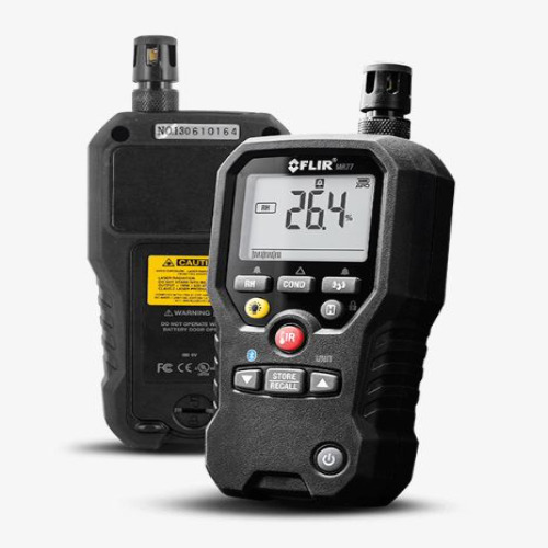 Flir Mr77 एक उन्नत उपकरण है जो नमी का सटीक मापन करने के लिए डिज़ाइन किया गया है। यह माप उपकरण संरचना में नमी के स्तर की जांच करने और लीकेज का पता लगाने में मदद करता है।