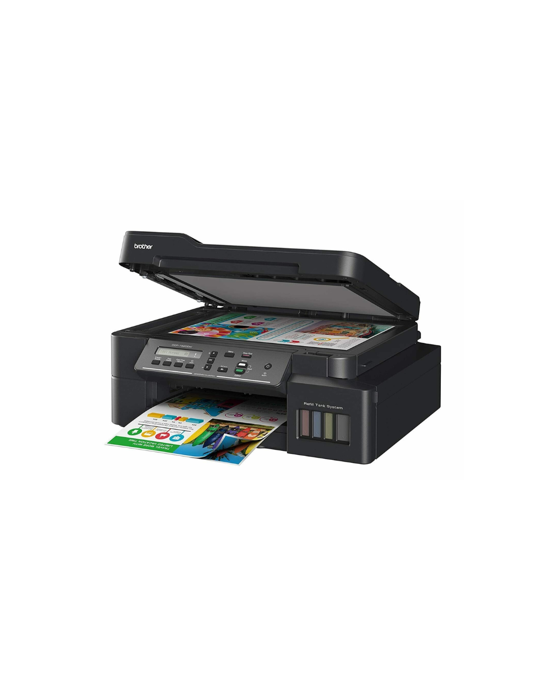Brother Dcp-t820dw Wi-fi Ink Tank Duplex Printer - Color: Multicolor
