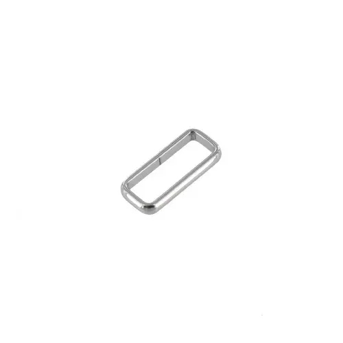 Wire Formed Loop Metal Sliders - Zinc, Brass, Steel, Iron | Silver Color, Multiple Sizes Available, Plain Design