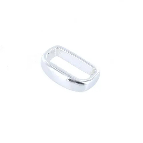 Wire Formed Loop Metal Sliders - Zinc, Brass, Steel, Iron | Silver Color, Multiple Sizes Available, Plain Design