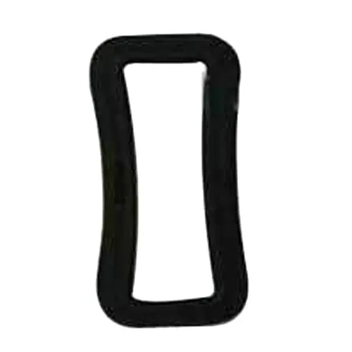Wire Formed Loop Belt - Plastic Buckle, Different Sizes Available, Black Round Plain Design