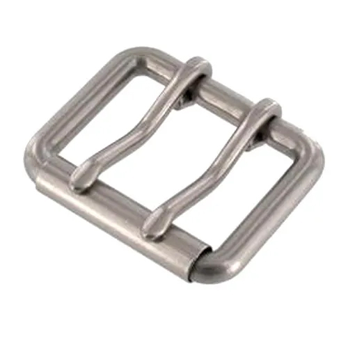 Wire Formed Loop Belt - Plastic Buckle, Different Sizes Available, Black Round Plain Design