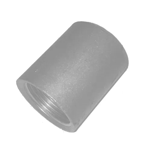 Mild Steel Pipe Socket - 1/2 Inch Outer Diameter, Gray Color, Coated for Corrosion Resistance, Leak-Free Connection, Easy Installation