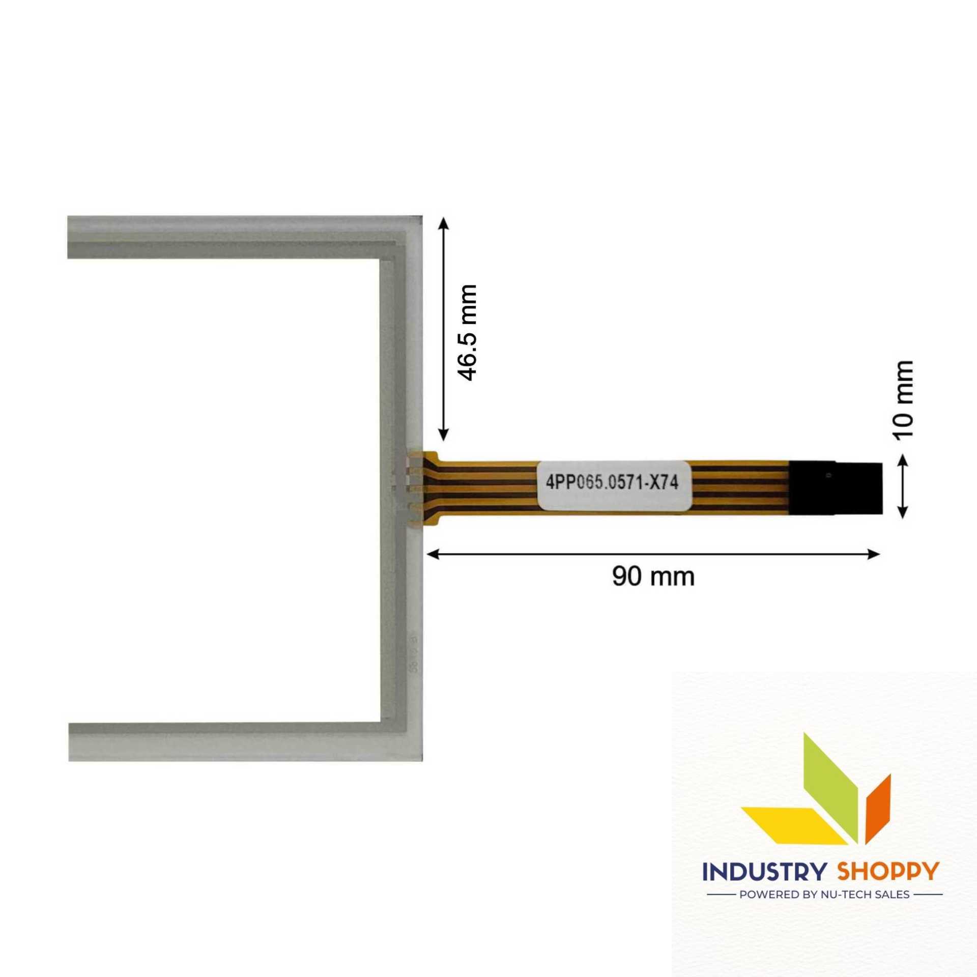 Touch Screen For B&r 4pp065.0571-x74 - Dimension (L*w*h): 12 A 12 A 8 Centimeter (Cm)