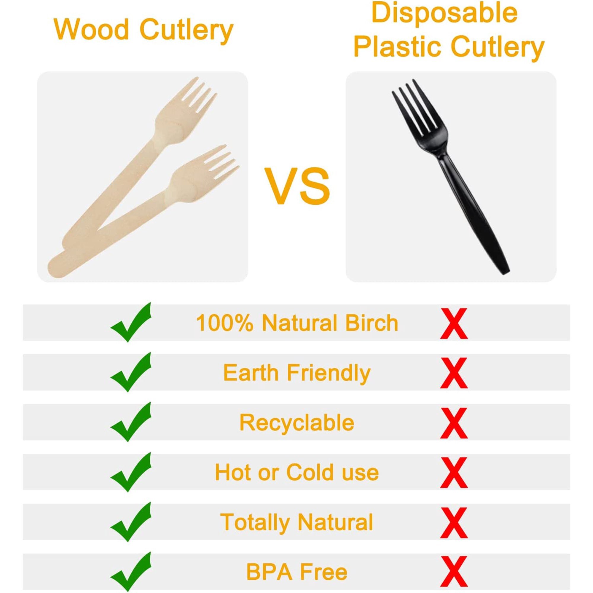 Wooden Fork - Color: Brown / Golden