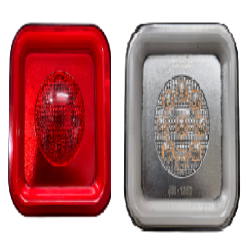 Drl Tail Lamp - Plastic Body, 12v 3w Red, White, Yellow Led | E-rickshaw & Two Wheeler Lighting