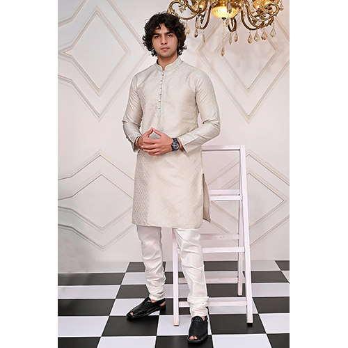 Men Brocade Kurta Set - Color: Different Available