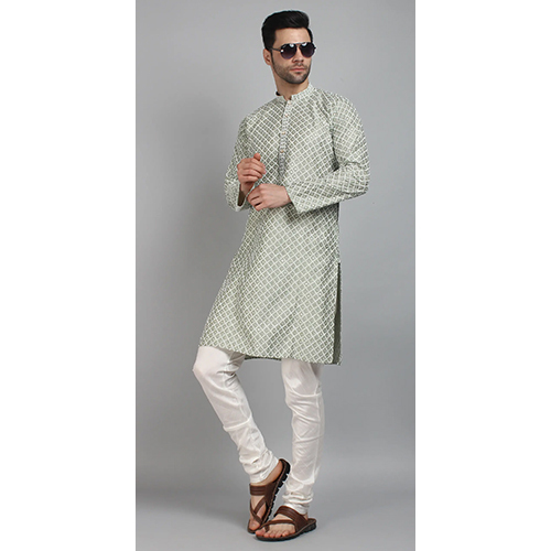 Men Chikankari Kurta Set - Color: Different Available