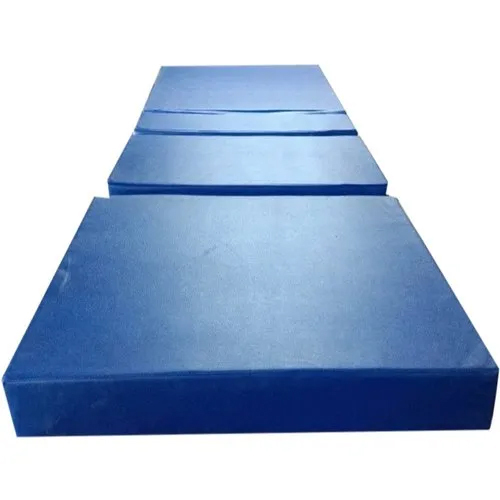 Hospital 4 Fold Bed Mattress Mix - Color: Blue