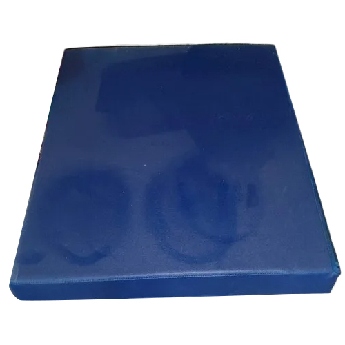 Hospital Bed Plain Mattress - Color: Blue