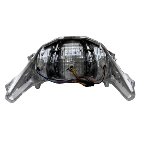 Two Wheeler Tail Lamp - Plastic, 12v Dc, Red Bulb Lighting | 35w Rated Power, Tail Light Assembly For Lectrix, Fujiyama, Zypp, Shema