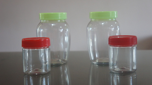 पारदर्शी प्लास्टिक का पालतू जार