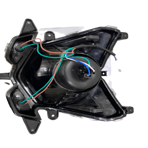 Two Wheeler Head Light - Color: Transparent