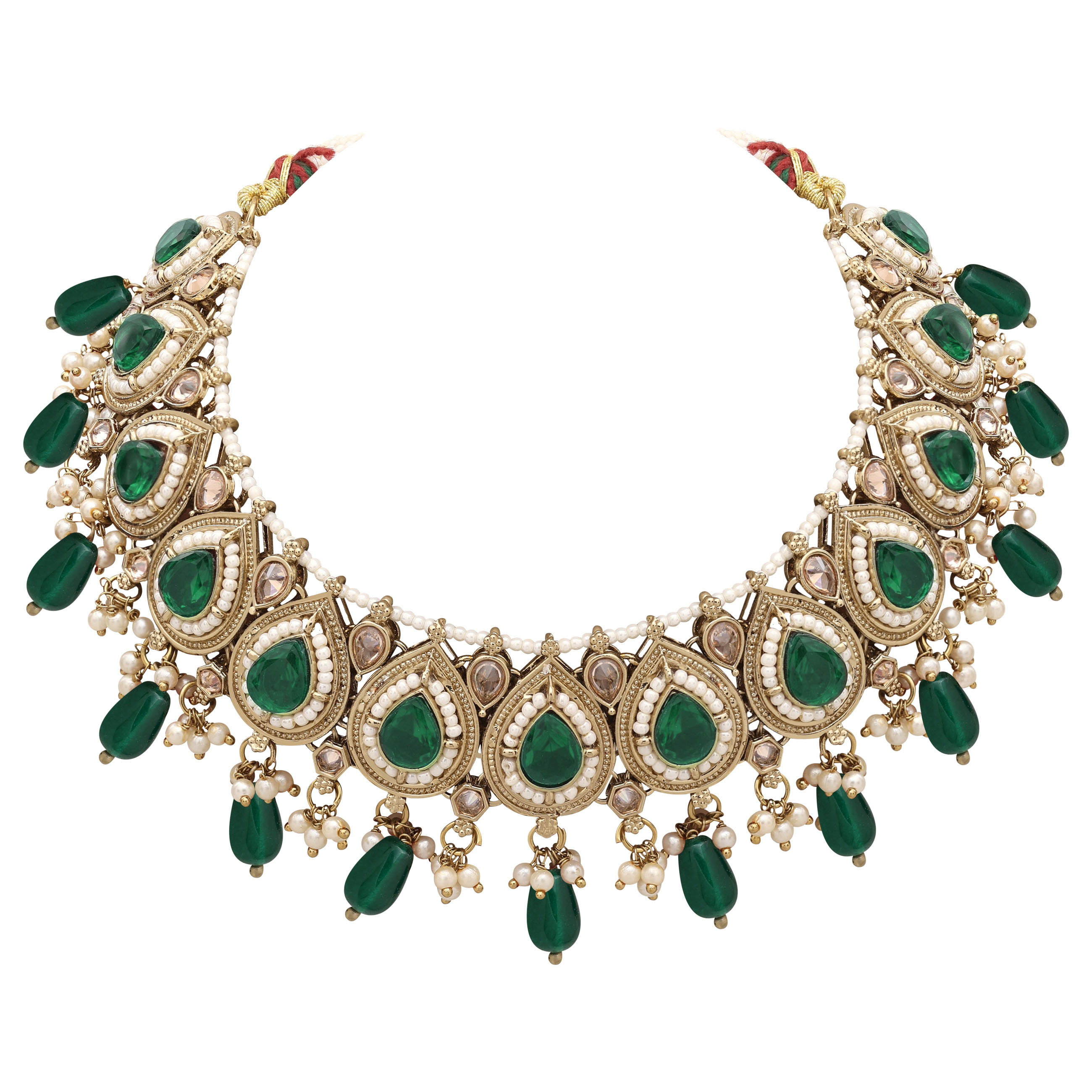 Royal Tilak Adornment Reverse Ad Choker Set