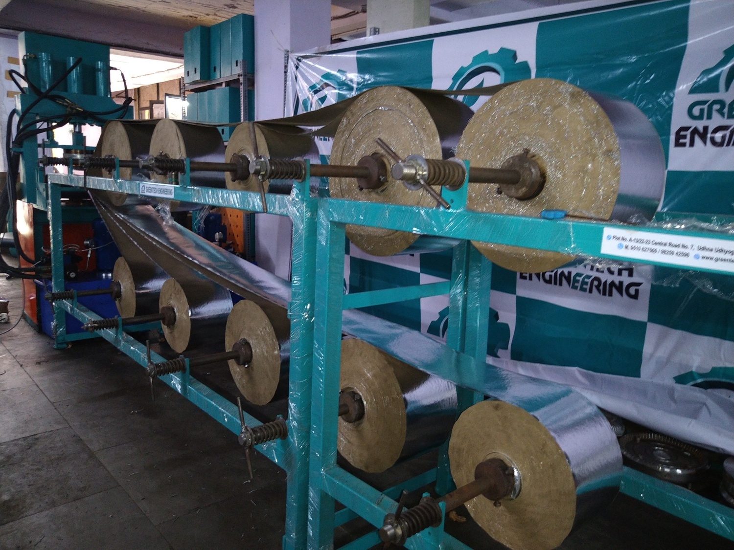 Fully Automatic Wrinkle Plate Making Machine - Warranty: One Year Of Motor