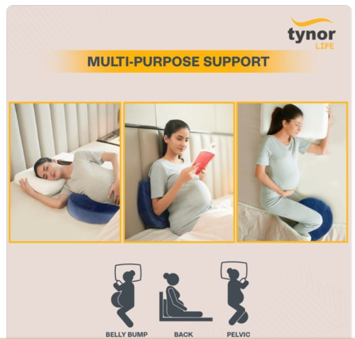 Pregnancy Memory Pillow Elite - Dimension (L*w*h): 15.4 X 13.4 X 4.3 Inch (In)