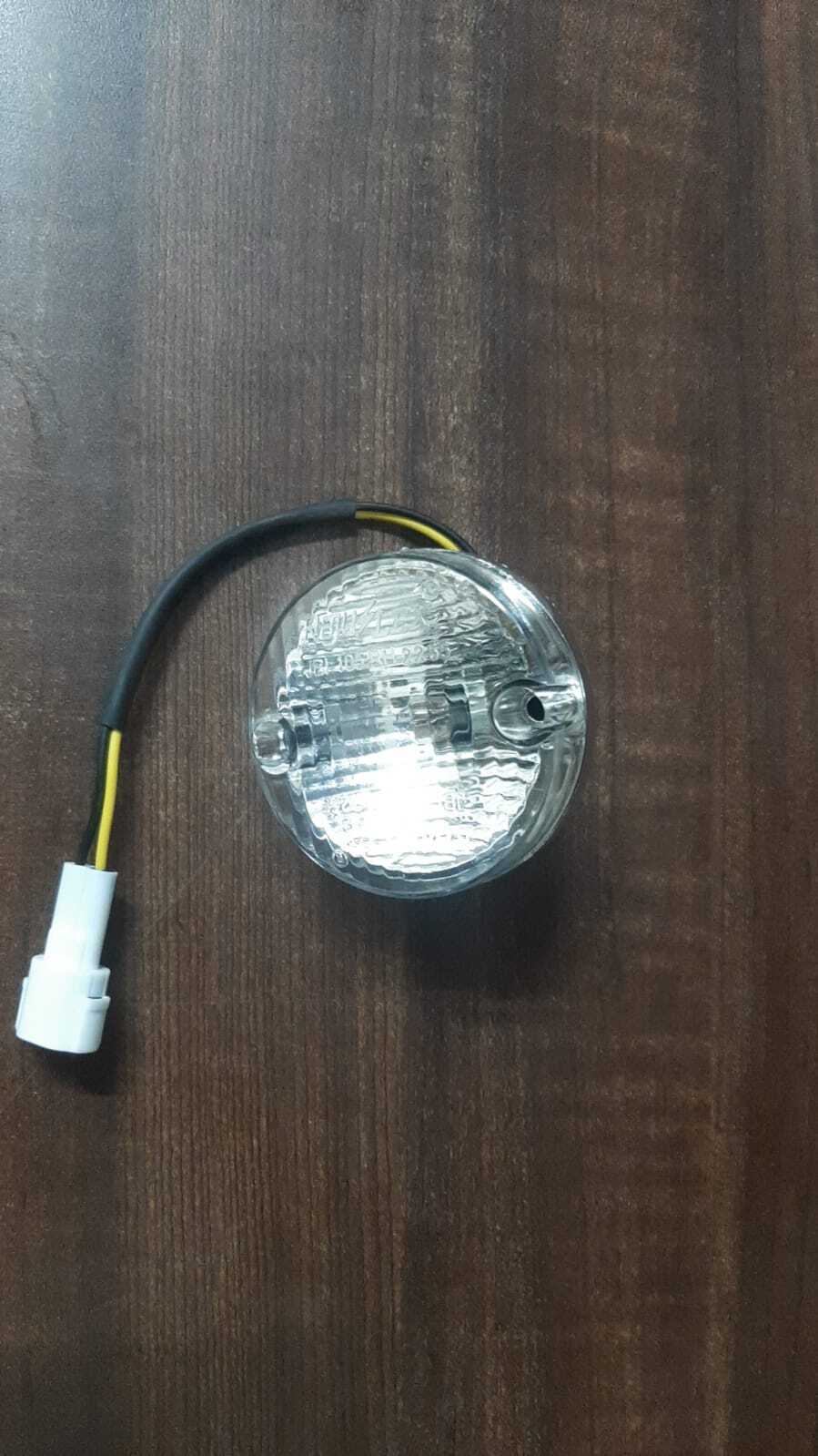 Front Position Lamp Jbi-105 - Abs Material, 12v Dc Voltage, 3w Rated Power, White Incandescent Lighting | Ideal For Front Position Use, Black Color
