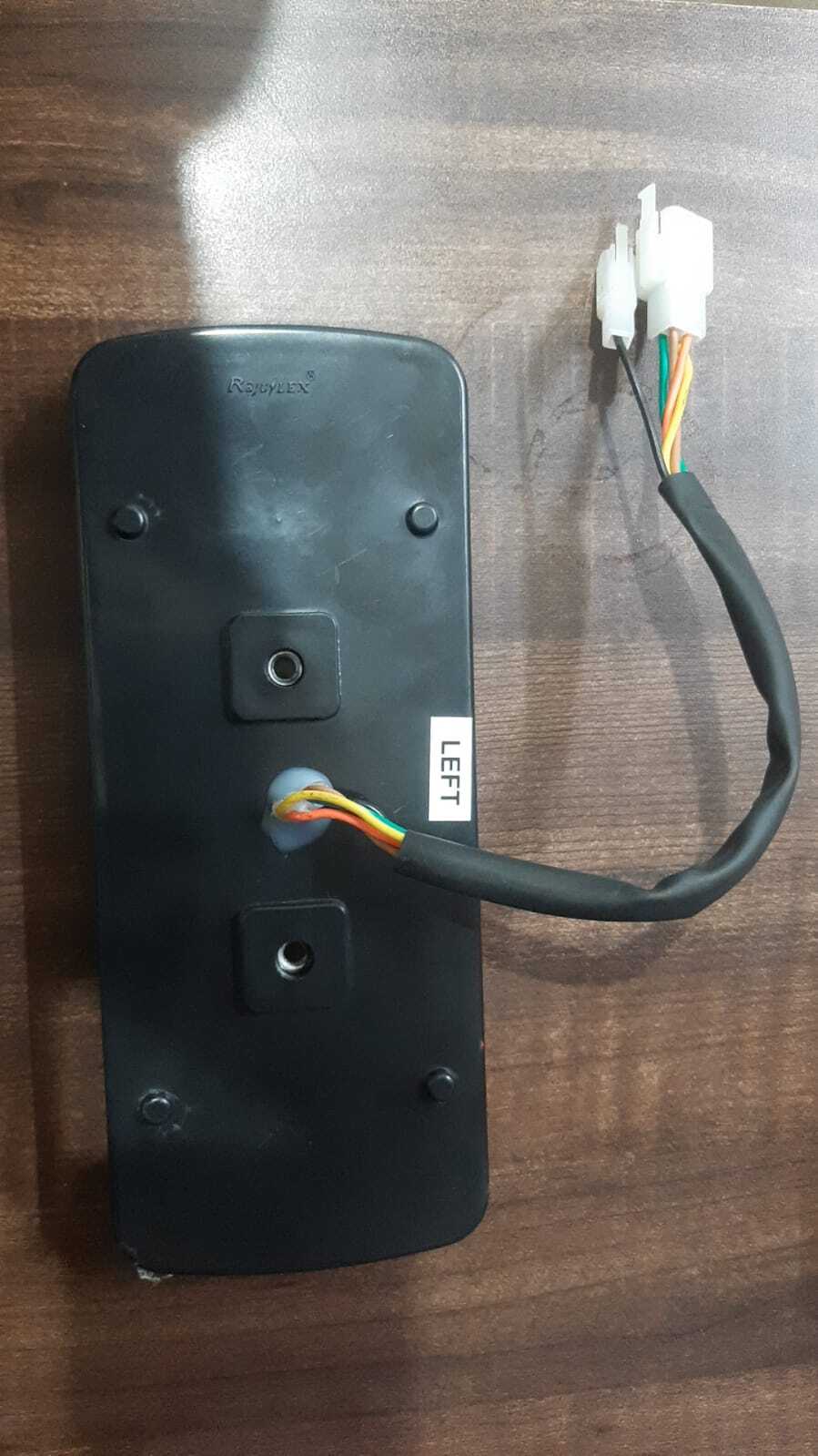 Led Tail Lamp Jbi-102 - Plastic Material, 12v Dc Voltage, Transparent Color | Led Rear Tail Lamp For Two Wheelers, Electric Rickshaws & Three Wheelers