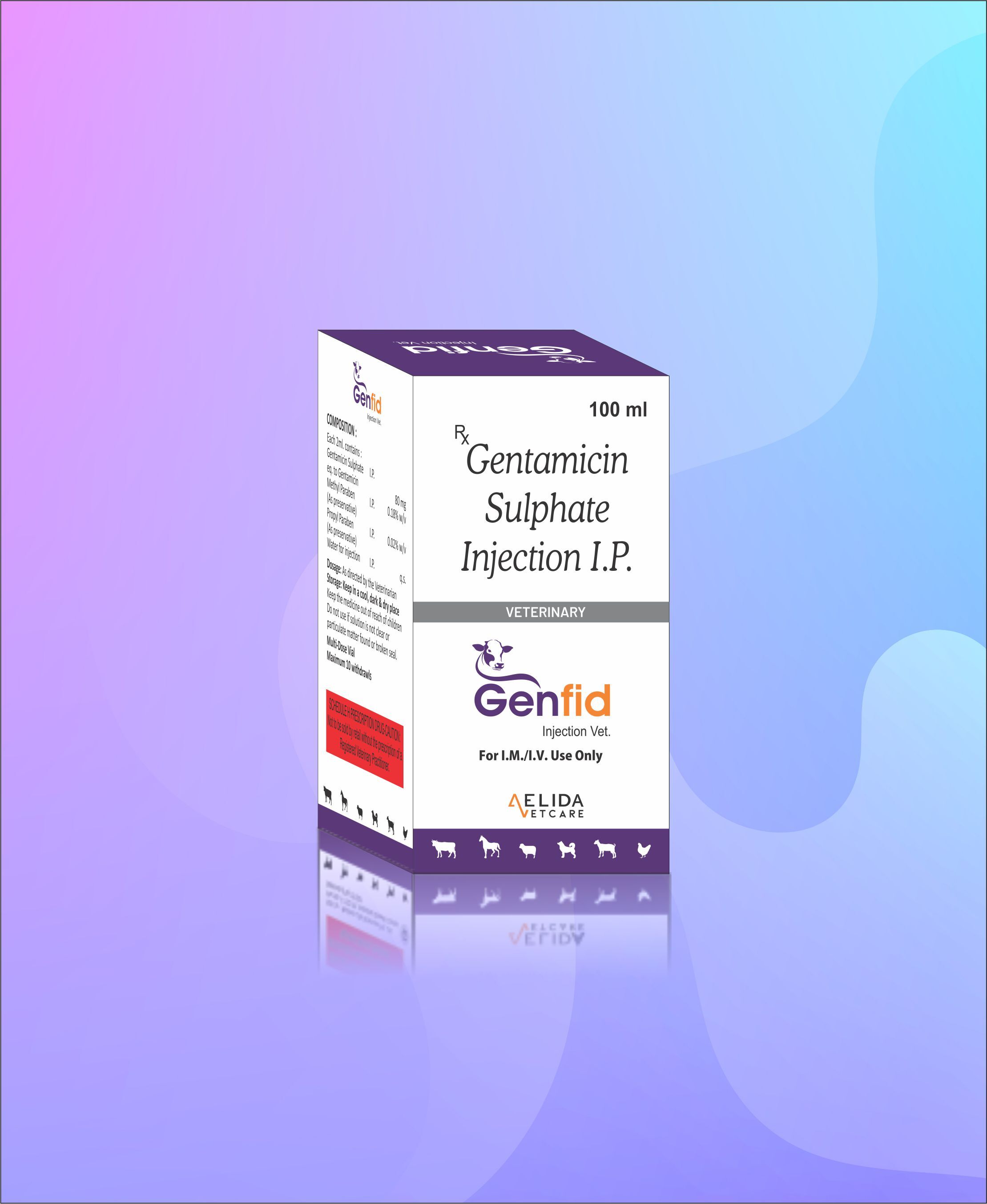 Gentamicin Sulphate Veterinary Injection Supplier And Third Party Manufacturing Company - Physical Form: Liquid
