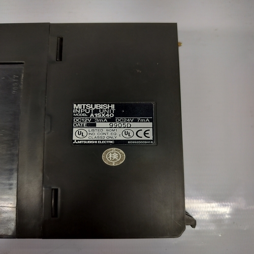 Mitsubishi A1sx40 Input Module - Plastic & Metal, 98x40x87mm, 40 Digital Inputs | Overvoltage Protection, Led Status Indicators, Din Rail/panel Mount, Ip20 Protection
