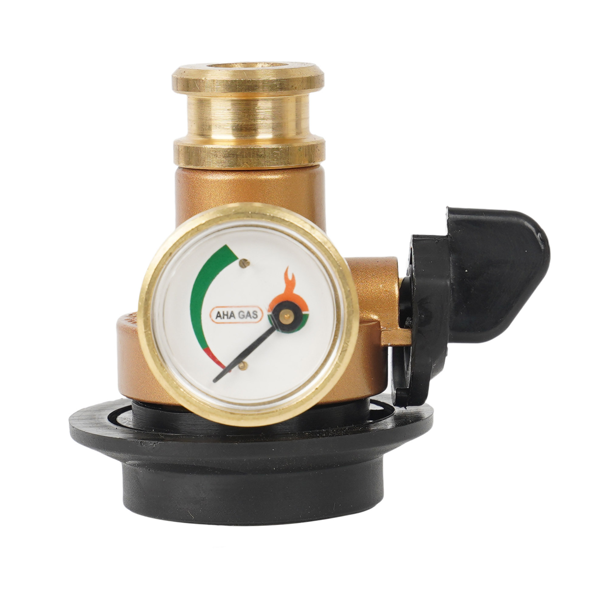 Aha Vertical Device Without Regulator - Durable Alloy Construction | Auto Shut-off For Major Gas Leakage, Protects Against Tube Rupture And Fire
