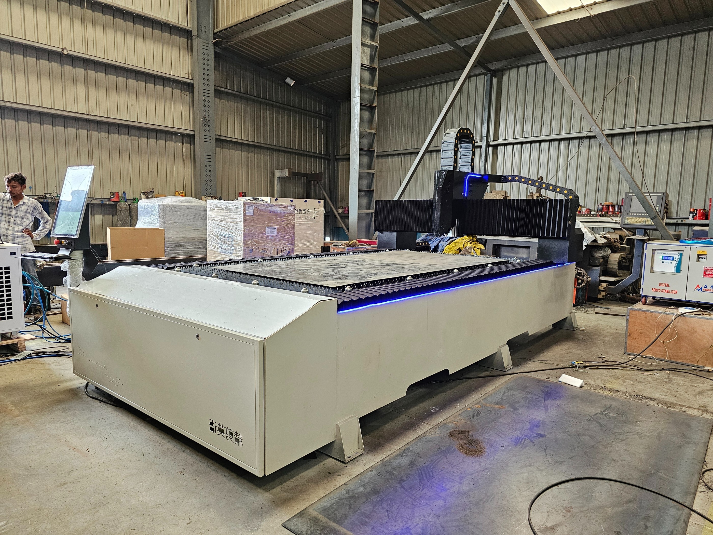 Cnc Laser Metal Cutting Machine - Automatic Grade: Automatic