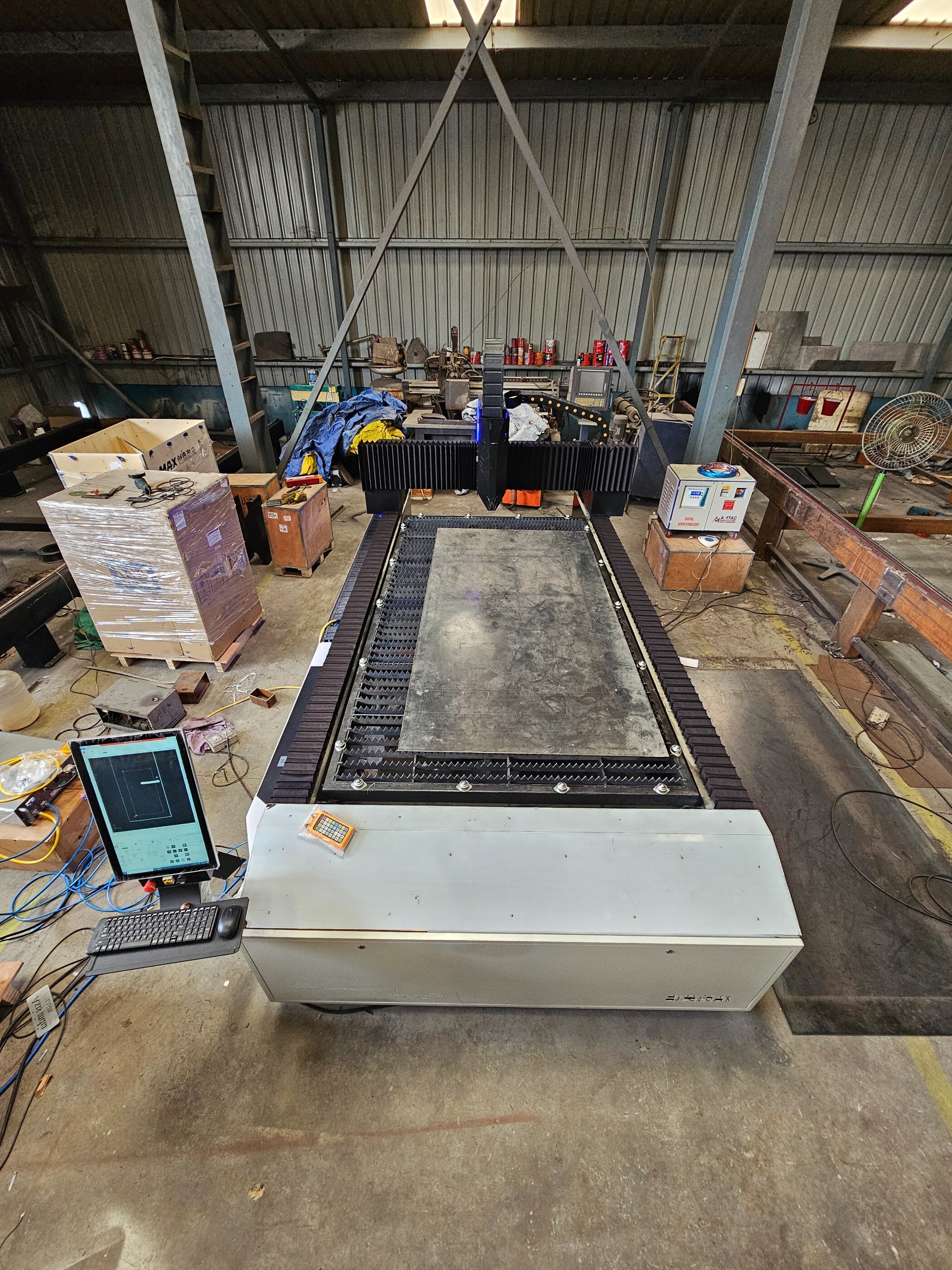 Cnc Laser Metal Cutting Machine - Automatic Grade: Automatic