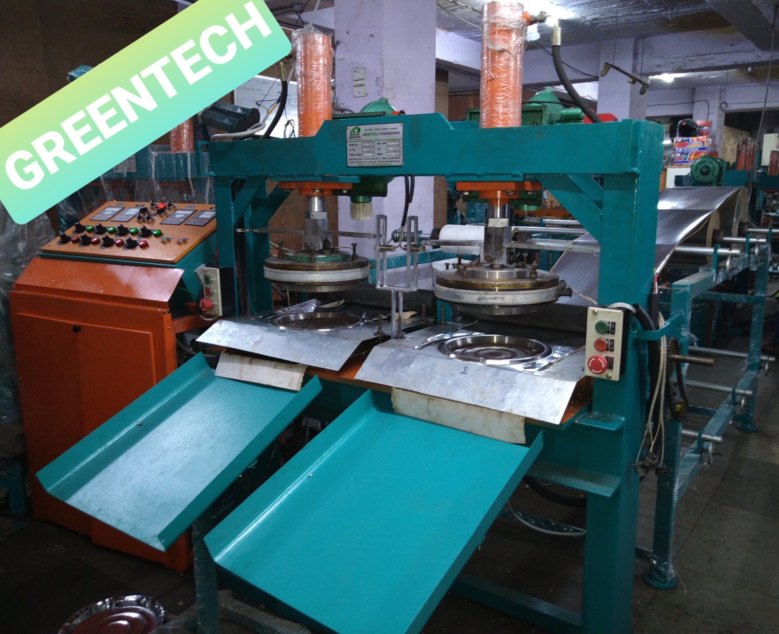 Fully Automatic Multipurpose Dona Thali Making Machine