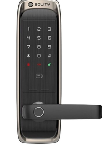 सोलीटी GM-600B प्रीमियम मिनी फिंगर प्रिंट मोर्टाइस डिजिटल लॉक