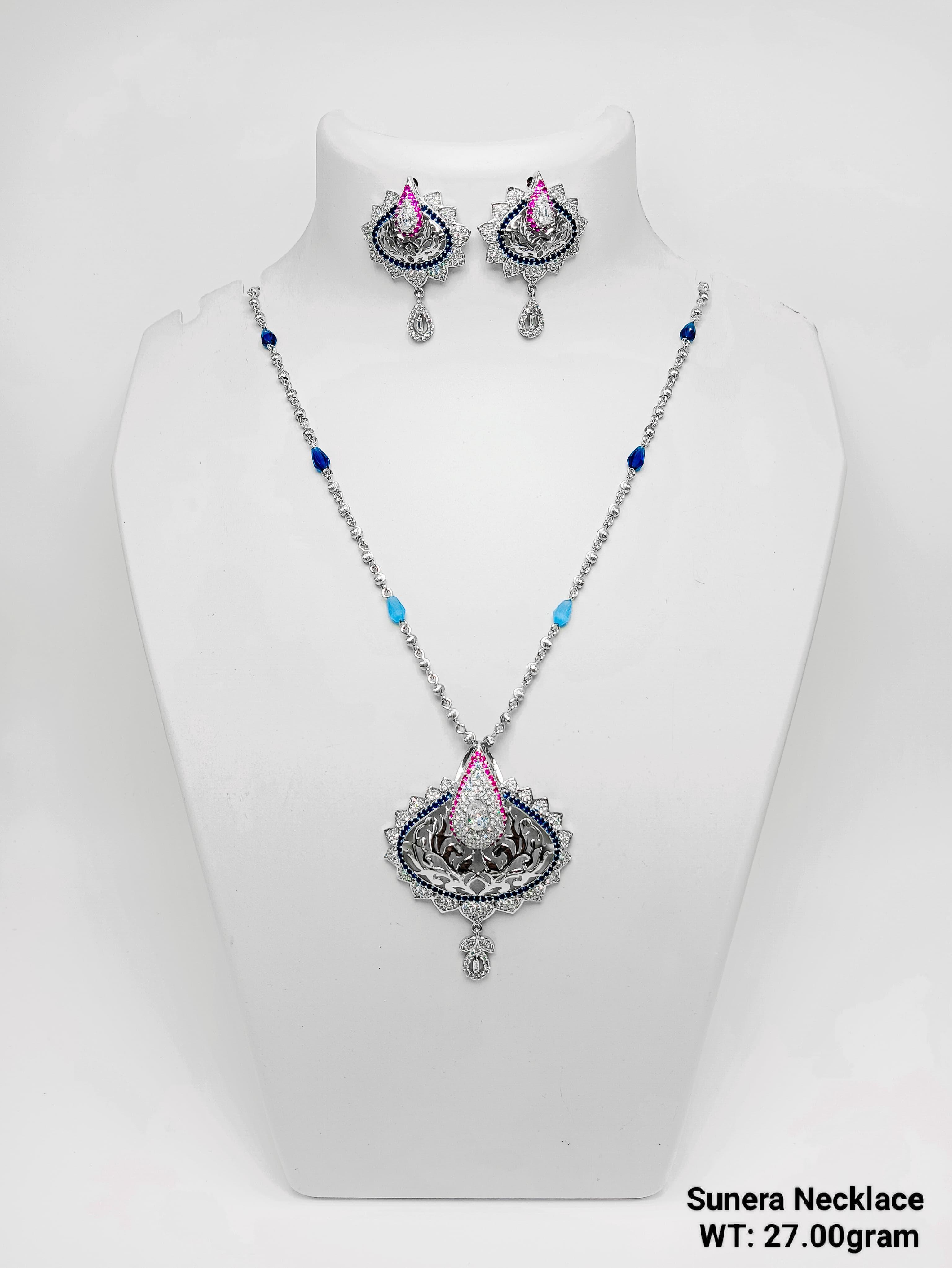 Silver 92.5 Sunera Necklace