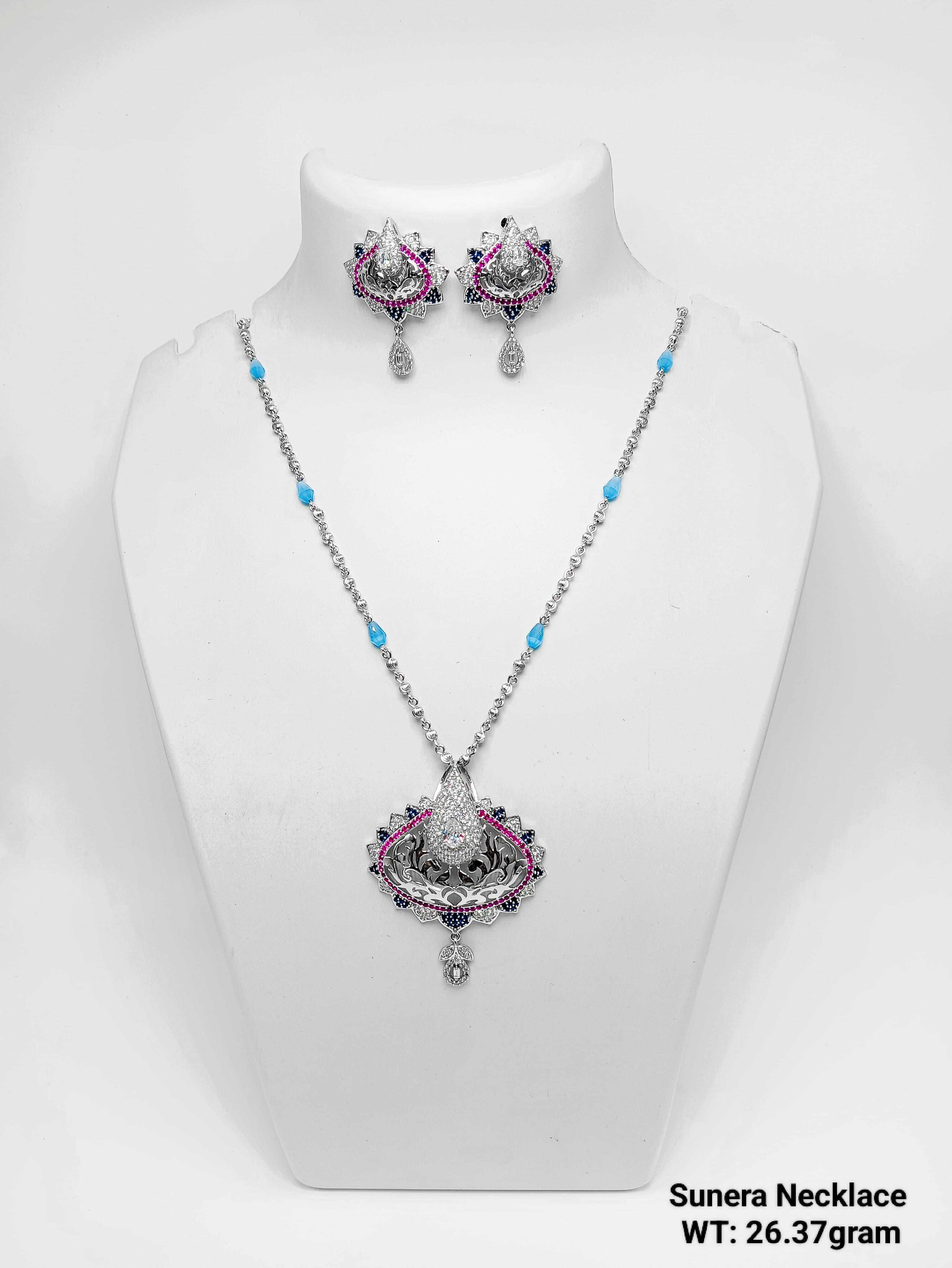 Silver 92.5 Sunera Necklace
