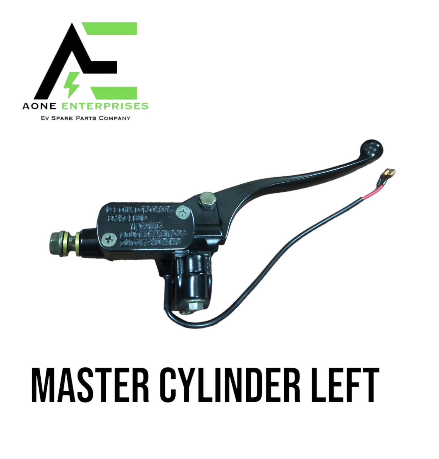 Master Cylinder Left - Hydraulic Brake System Component, Converts Mechanical Force To Hydraulic Pressure, Left Side Installation For Enhanced Performance