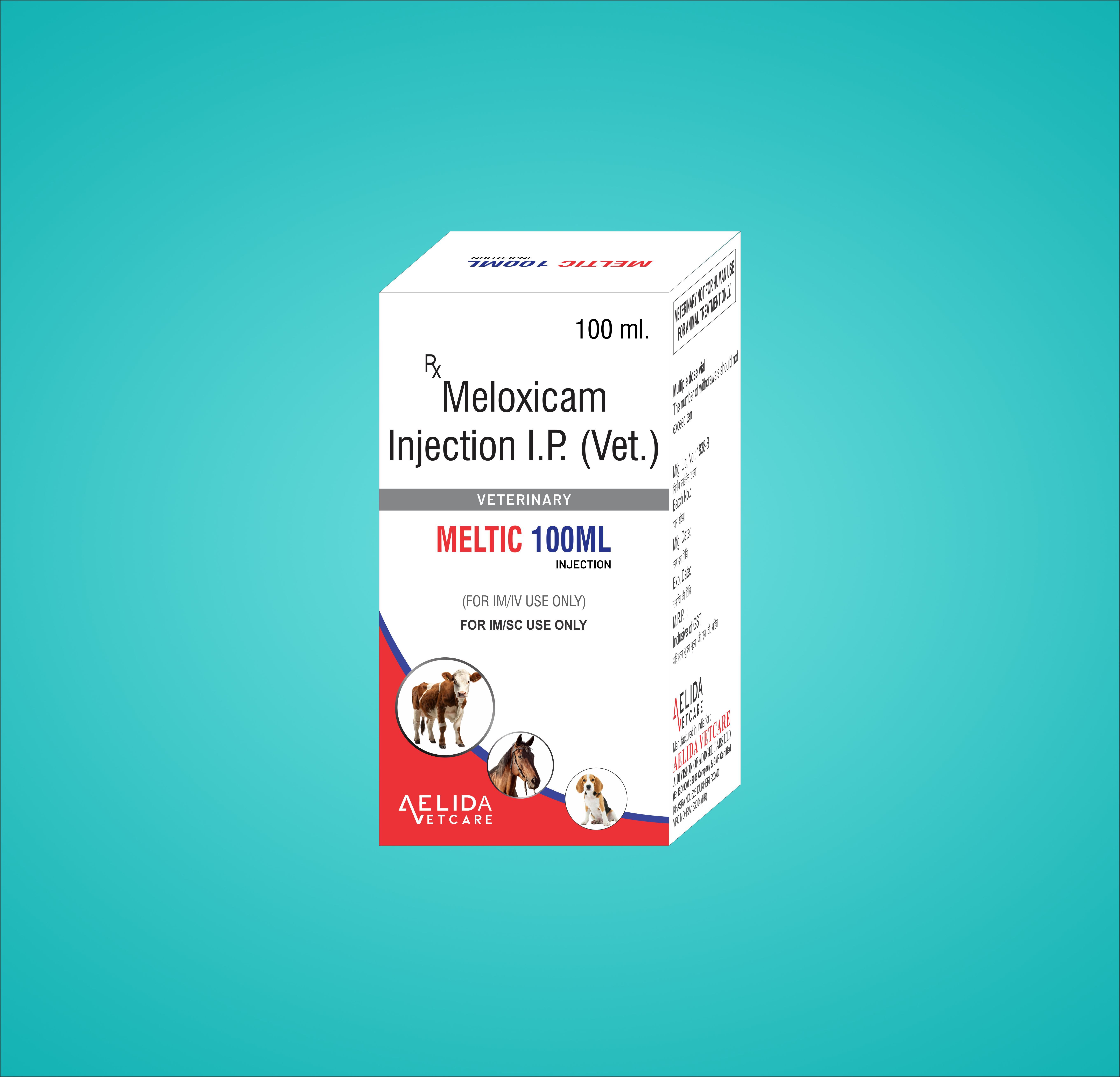 Meloxicam Veterinary Injection Supplier And Third Party Manufacturing Company In India - Physical Form: Liquid
