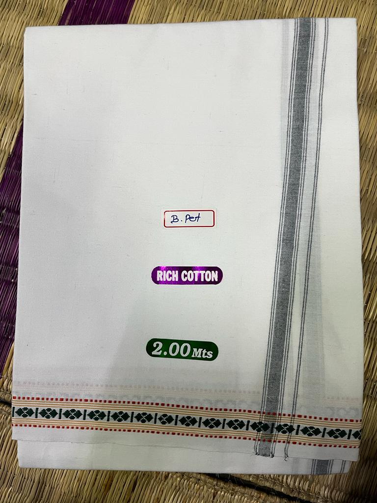 Cotton Dhoti - Color: Different Available