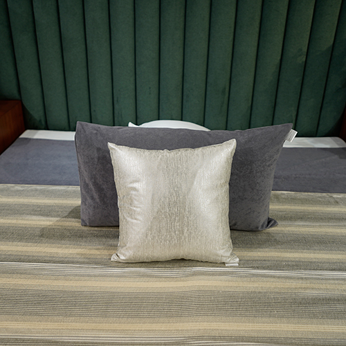 Grey Bed Cover - 100% Cotton, Full Size | Washable, Printed Pattern, Available In Different Colors