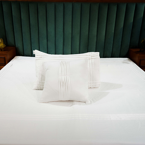 White Classic Charm Designer Bedsheet - Color: Different Available