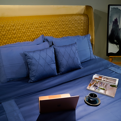 Blue Diamond Simplicity Bedsheet - Color: Different Available