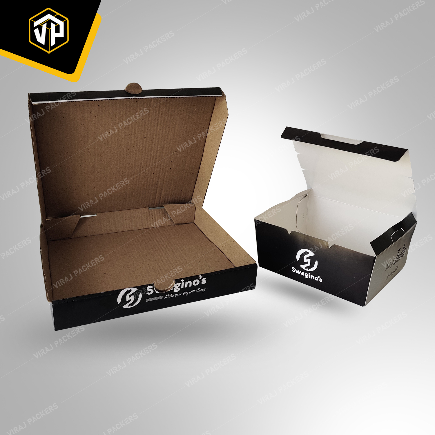 Multipurpose Food Packaging Box - Recyclable Paper, Customized Size | Glossy Lamination Finish, Secure Closure, Ventilation Holes