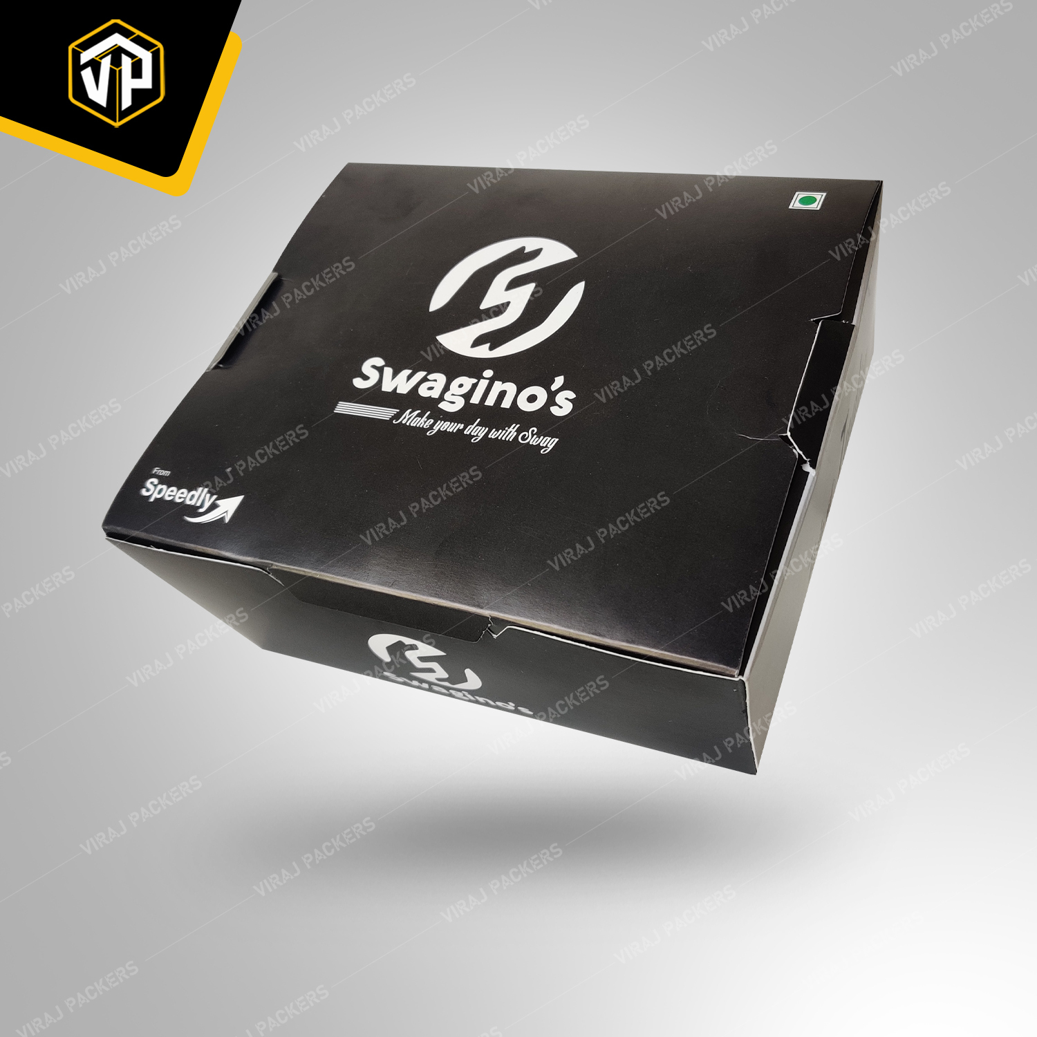 Multipurpose Food Packaging Box - Recyclable Paper, Customized Size | Glossy Lamination Finish, Secure Closure, Ventilation Holes