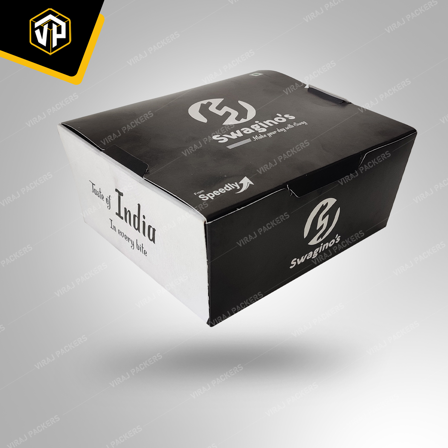 Dosa Packaging Box With Customized Printing - Eco-friendly Paper, Customized Size, Glossy Lamination | Secure Closure, Ventilation Features, Space-efficient