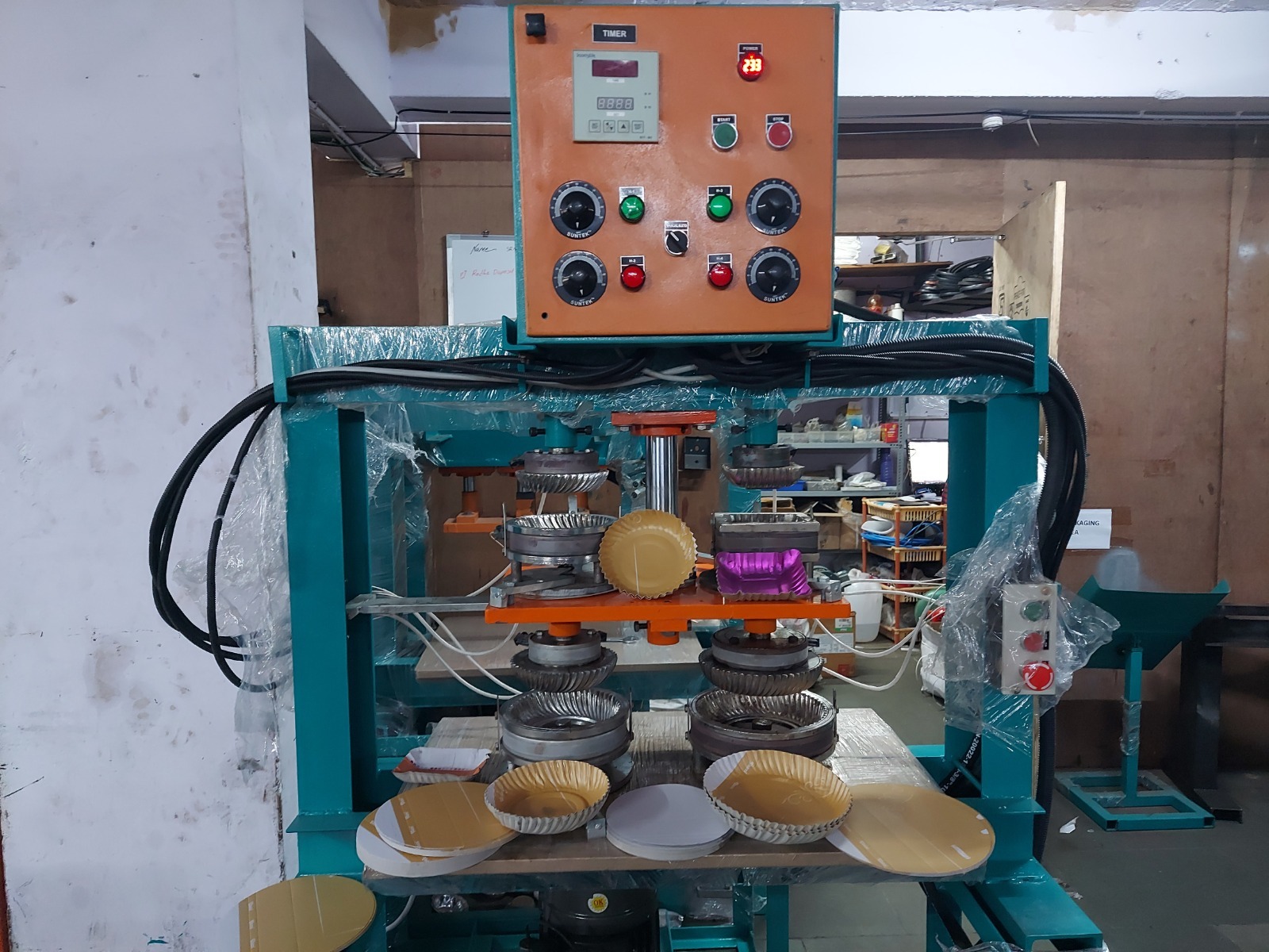 Disposable Plate Making Machine - Warranty: One Year Of Motor And Programmable Timer