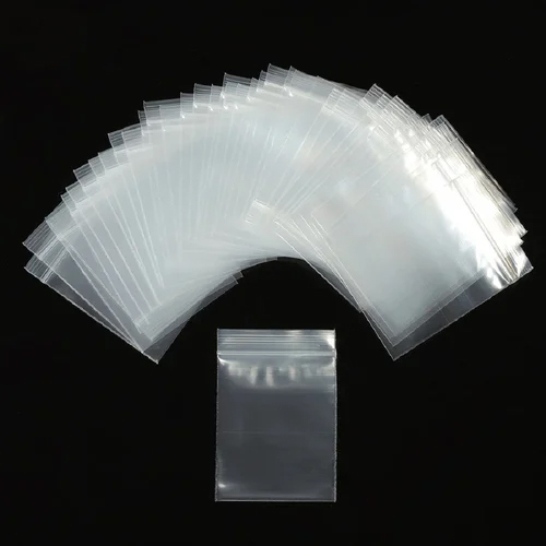 Low Density Packaging Poly Bag - Polypropylene, Various Sizes, Transparent | Zipper Top, Plain Surface for Easy Labeling