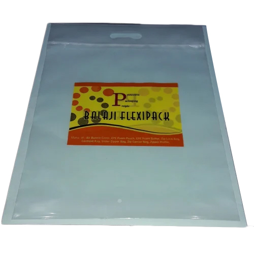 Polypropylene Attached Zipper Bag - Various Sizes, Transparent Color, Offset Printing Surface Handling, Secure Zipper Top Closure