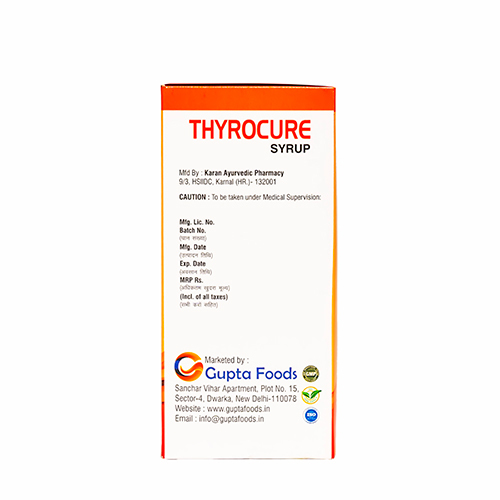 Thyrocure Syrup - Dosage As Suggested | Physical Form: Syrup Store In Cool & Dry Place