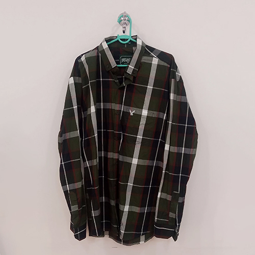 American Eagle Pure Cotton Shirt - Collar Style: Classic