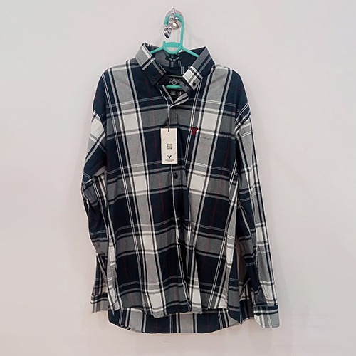 American Eagle Pure Cotton Shirt - Collar Style: Classic