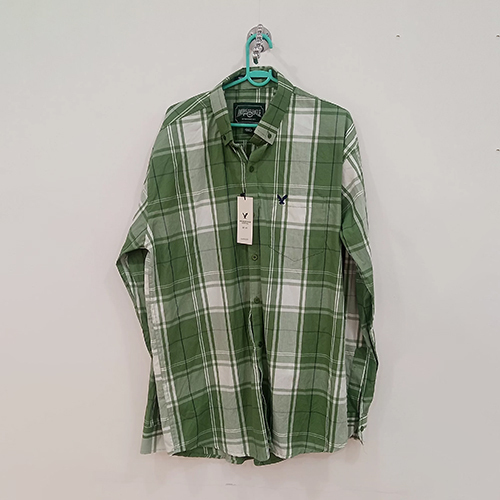 American Eagle Pure Cotton Shirt - Collar Style: Classic