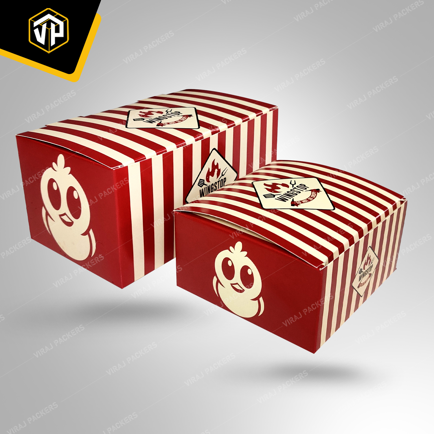 Chicken Popcorn Packaging Box With Customization