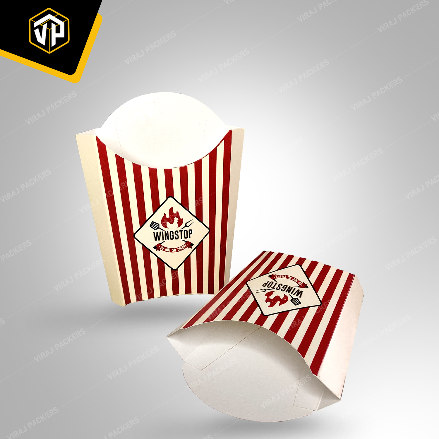 Chicken Popcorn Packaging Box With Customization
