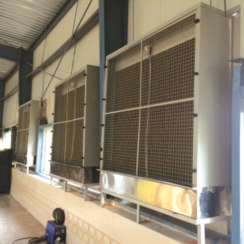 Push Pull Ventilation System  For Green House - Color: Silver